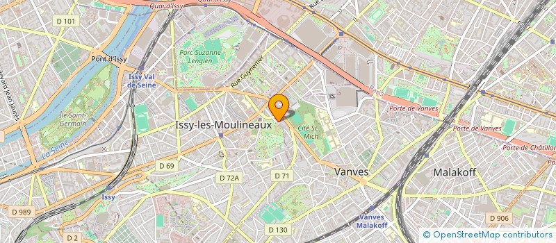 localisation de l'entreprise MONTAIGNE CONSEIL & MANAGEMENT à VANVES