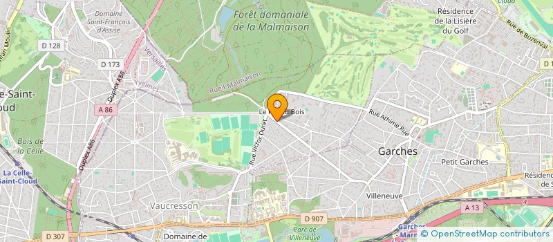 localisation de l'entreprise MONTAIGNE ET VOLTAIRE à VAUCRESSON