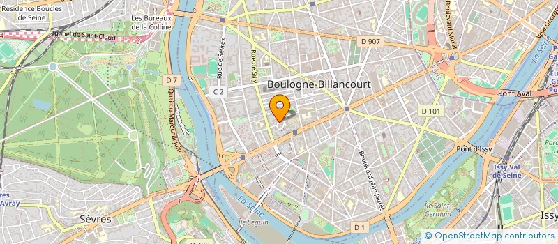 localisation de l'entreprise MONTAIGNE EXECUTIVE à BOULOGNE-BILLANCOURT