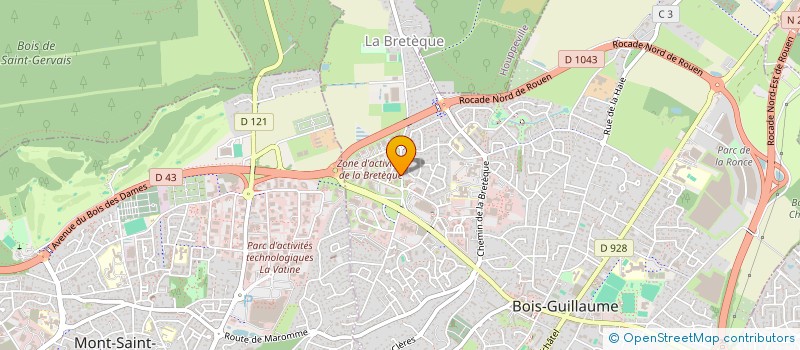 localisation de l'entreprise MONTAIGNE IMMOBILIER à BOIS-GUILLAUME
