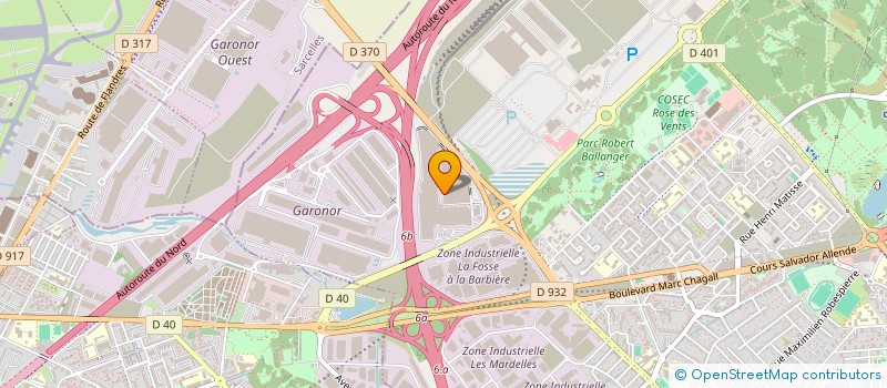 localisation de l'entreprise MONTAIGNE PARIS  AULNAY-SOUS-BOIS