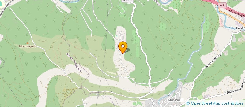 localisation de l'entreprise MONTAIGUET DEVELOPPEMENT  MEYREUIL