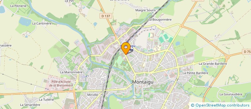 localisation de l'entreprise MONTAIGUNAT à MONTAIGU-VENDEE
