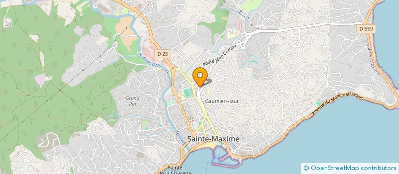 localisation de l'entreprise MONTAINE LEB à SAINTE MAXIME