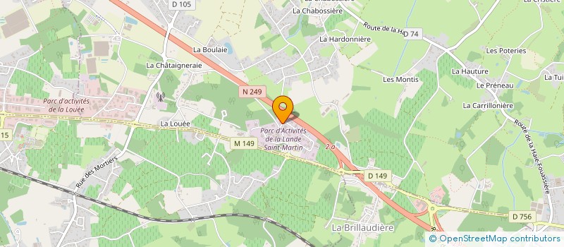 localisation de l'entreprise MONTAIREST à HAUTE-GOULAINE