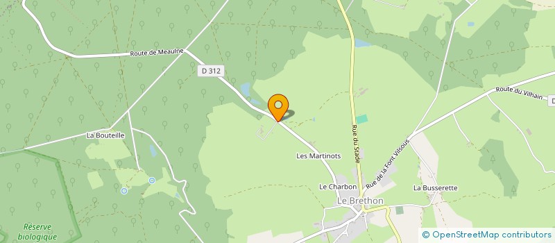 localisation de l'entreprise MONTAIS BOIS 03  LE BRETHON