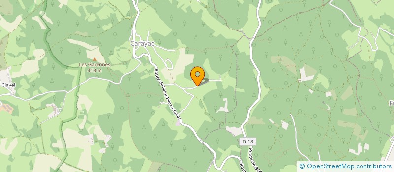 localisation de l'entreprise MONTAL CANTONI  CARAYAC