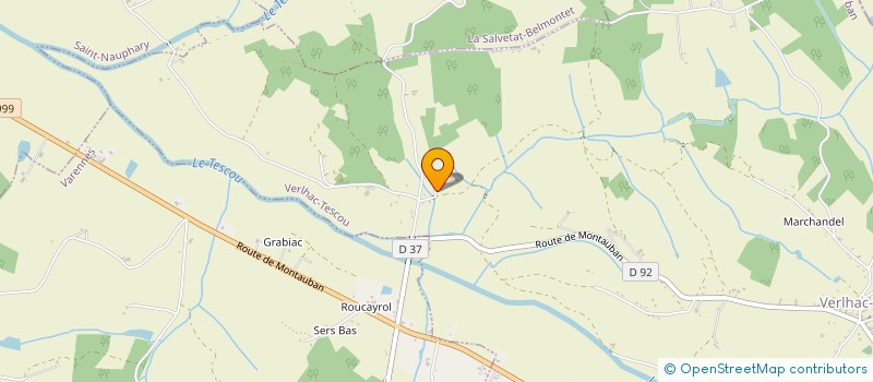 localisation de l'entreprise MONTALBA  VERLHAC-TESCOU