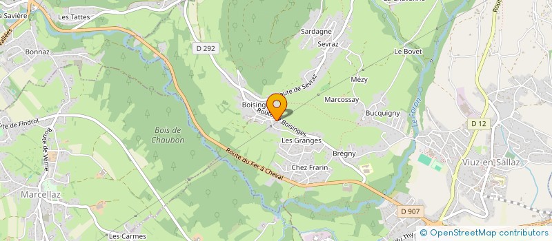 localisation de l'entreprise MONTALBAN  FILLINGES