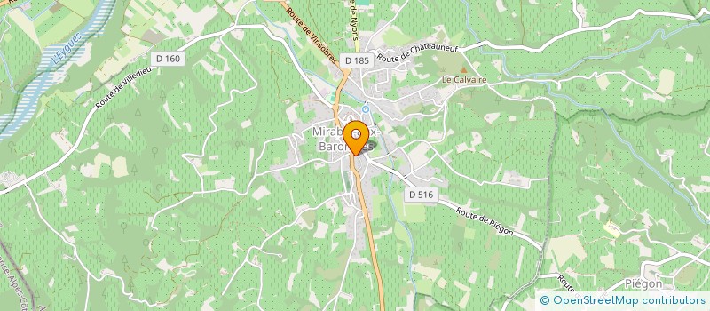 localisation de l'entreprise MONTALBAN/PICAUD  MIRABEL-AUX-BARONNIES