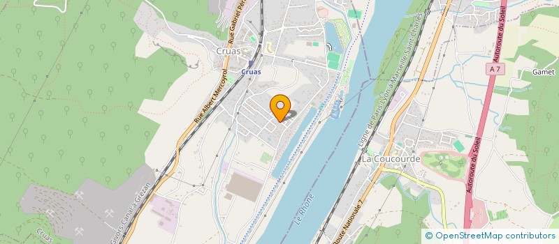 localisation de l'entreprise MONTALBANO CONSEIL  CRUAS