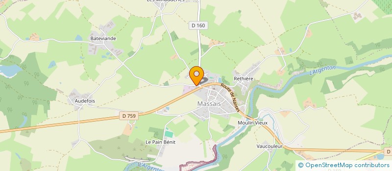 localisation de l'entreprise MONTALETANG EXPLOITATION  VAL EN VIGNES