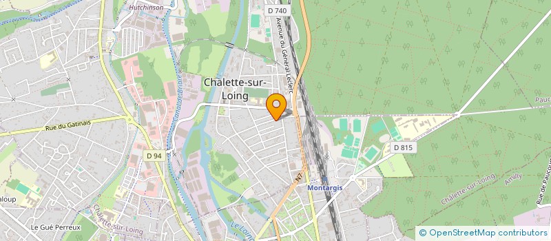 localisation de l'entreprise MONTALIBERT  CHALETTE-SUR-LOING