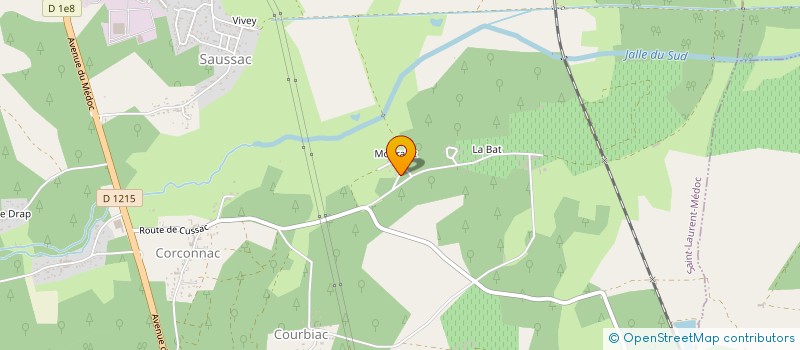 localisation de l'entreprise MONTALOCA  SAINT-LAURENT-MEDOC