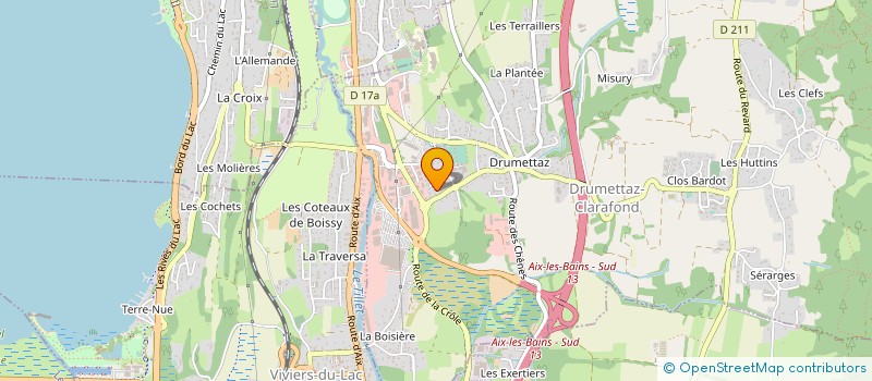 localisation de l'entreprise MONTALPES à DRUMETTAZ-CLARAFOND