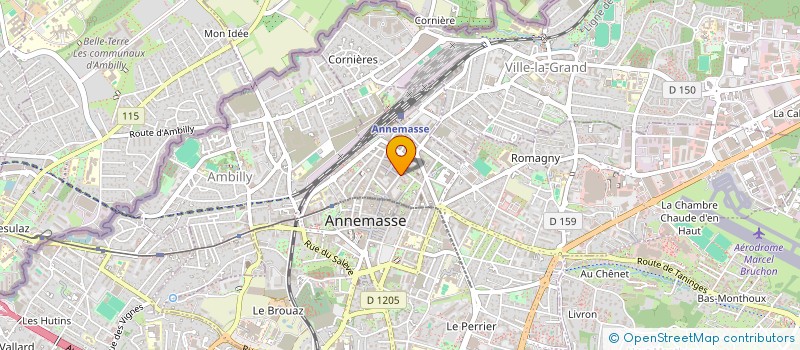 localisation de l'entreprise MONTANA  ANNEMASSE