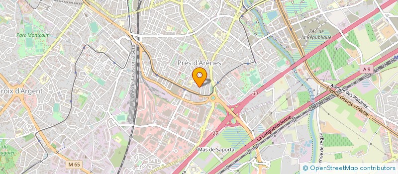 localisation de l'entreprise MONTANA à MONTPELLIER