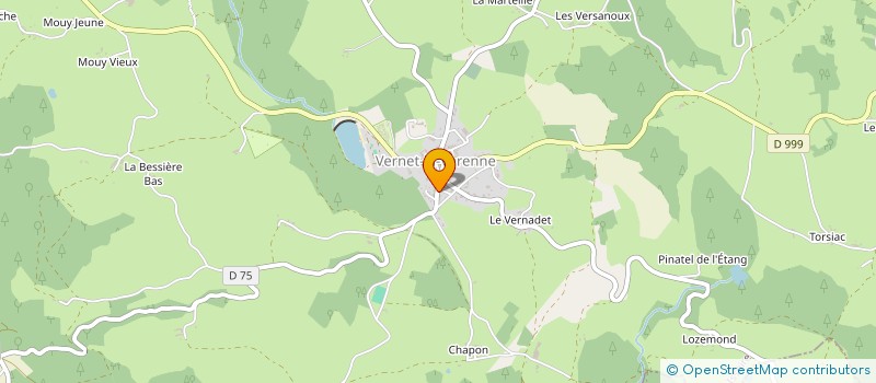 localisation de l'entreprise MONTANA COUNTRY 63  LE VERNET-CHAMEANE