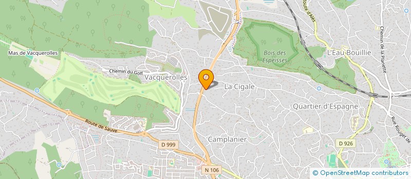 localisation de l'entreprise MONTANAE  NIMES