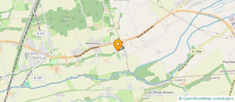 localisation de l'entreprise MONTANAY  LAPEYROUSE-MORNAY