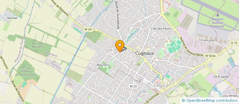 localisation de l'entreprise MONTANDON IMMO  CUGNAUX