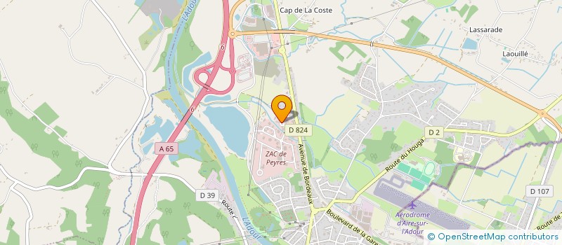 localisation de l'entreprise MONTANEGRA  AIRE-SUR-L'ADOUR