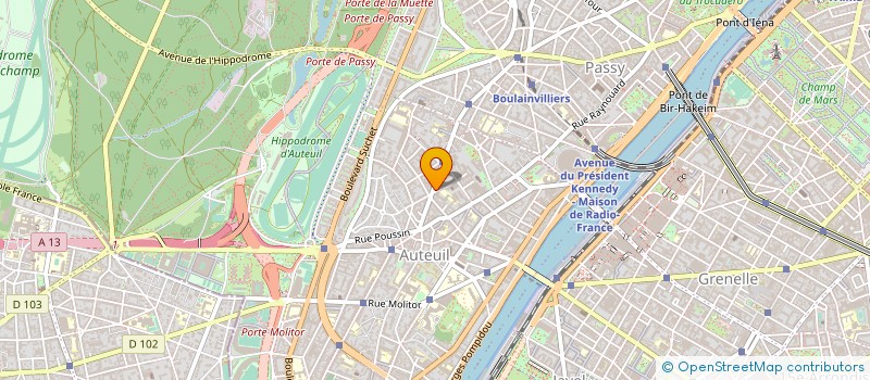 localisation de l'entreprise MONTANGON PRODUCTIONS FILMS  PARIS