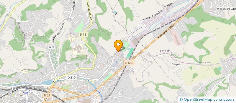 localisation de l'entreprise MONTANOU ESPORT  AGEN