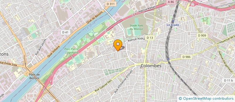 localisation de l'entreprise MONTANSIER à COLOMBES