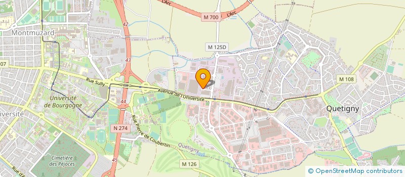 localisation de l'entreprise MONTANT BATIMENT à QUETIGNY