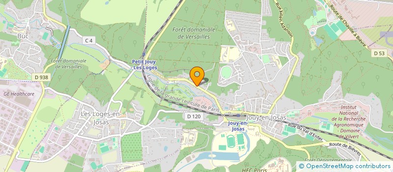 localisation de l'entreprise MONTANT FRERES à JOUY-EN-JOSAS