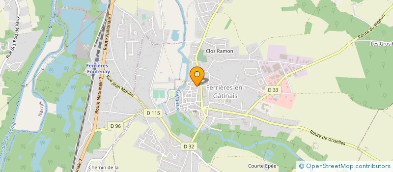 localisation de l'entreprise MONTANTE à FERRIERES-EN-GATINAIS