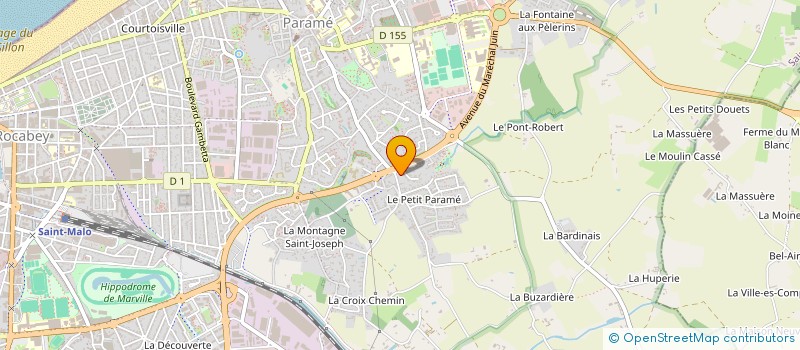 localisation de l'entreprise MONTARA  SAINT-MALO