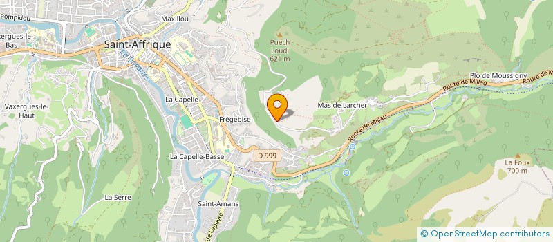 localisation de l'entreprise MONTARA  SAINT-AFFRIQUE