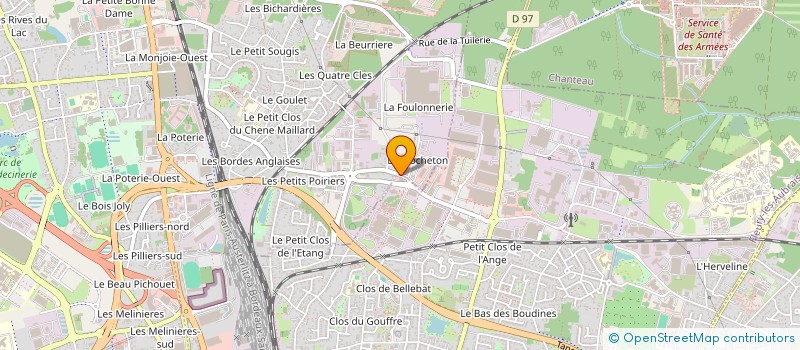 localisation de l'entreprise MONTARAN CARROSSERIE à SARAN