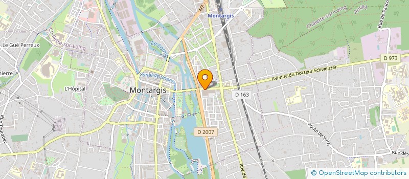 localisation de l'entreprise MONTARDIS  MONTARGIS