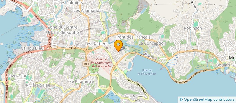 localisation de l'entreprise MONTARELLO ET COMPAGNIE SARL  NOUMEA