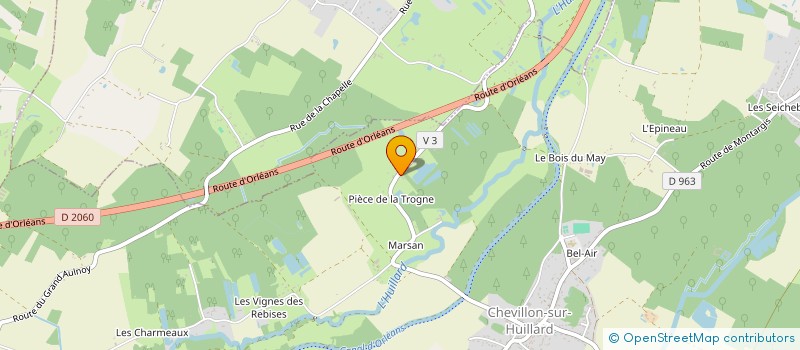 localisation de l'entreprise MONTARGIS FINANCEMENT  CHEVILLON-SUR-HUILLARD