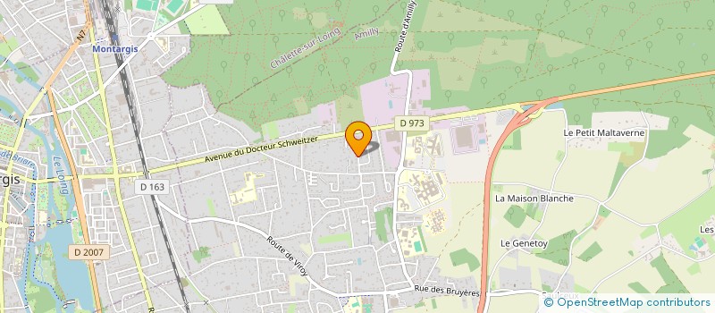 localisation de l'entreprise MONTARGIS INTERNATIONAL TRANSPORTS à AMILLY