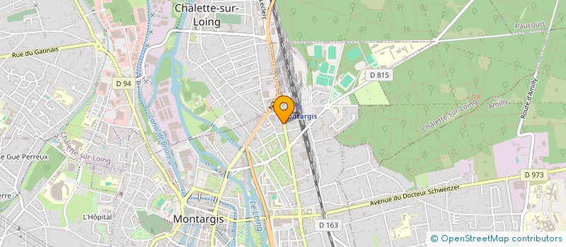 localisation de l'entreprise MONTARGIS-SOLIDARITE à MONTARGIS