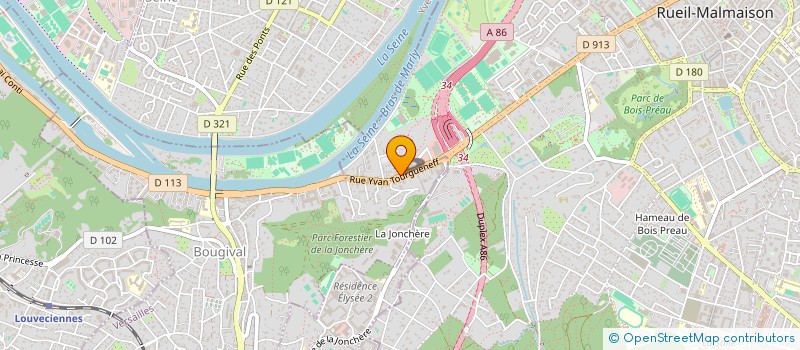 localisation de l'entreprise MONTARLIER ET FILS à RUEIL-MALMAISON