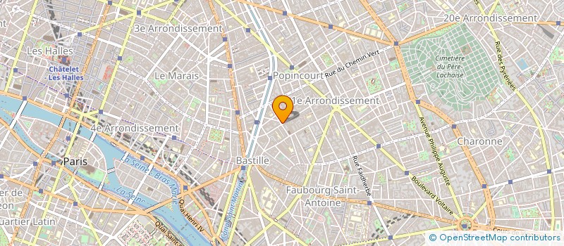 localisation de l'entreprise MONTARNAL JEAN PHILIPPE  PARIS