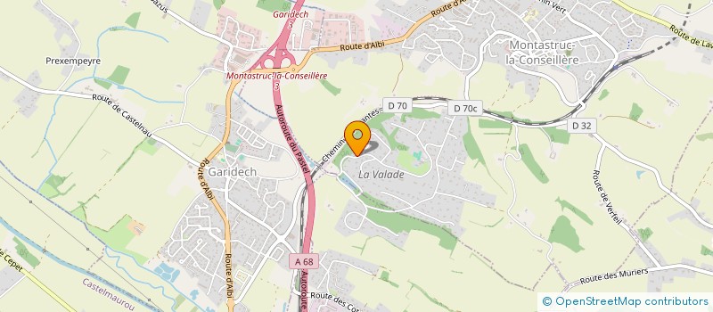 localisation de l'entreprise MONTAS EN ART  MONTASTRUC-LA-CONSEILLERE