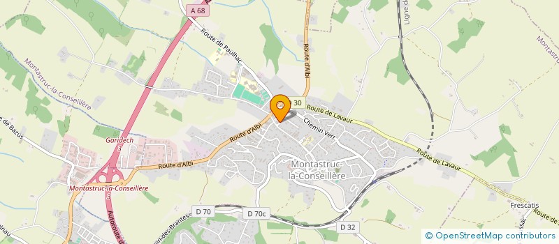localisation de l'entreprise MONTASTRUC SANTE  MONTASTRUC LA CONSEILLERE