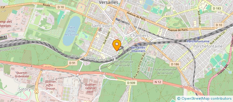 localisation de l'entreprise MONTASUNI à VERSAILLES