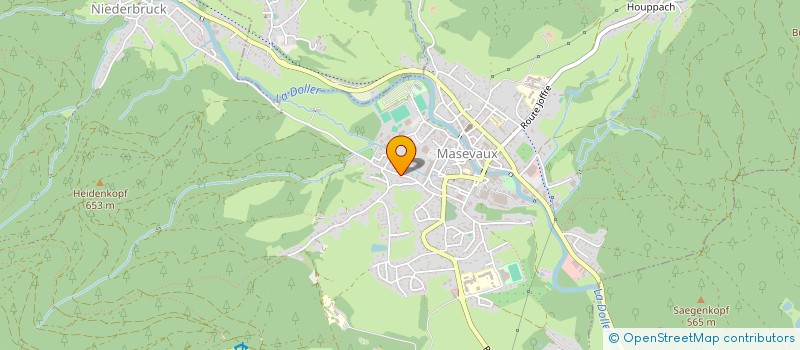 localisation de l'entreprise MONTATOUEUR  MASEVAUX-NIEDERBRUCK