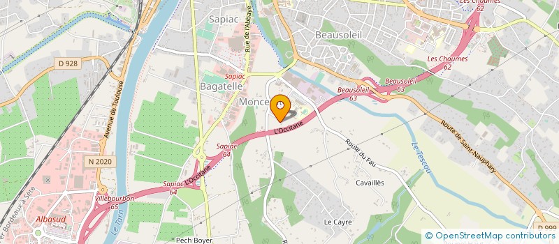localisation de l'entreprise MONTAUBAN AUTO PIECES à MONTAUBAN