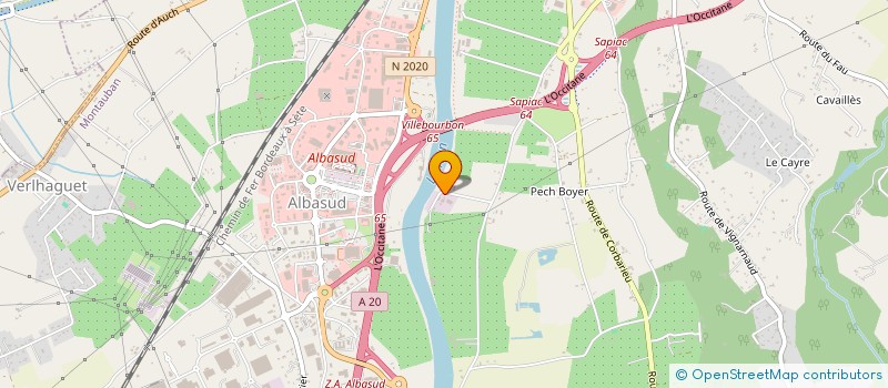 localisation de l'entreprise MONTAUBAN DANCE CLUB  MONTAUBAN