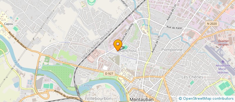 localisation de l'entreprise MONTAUBAN FRUITS à MONTAUBAN