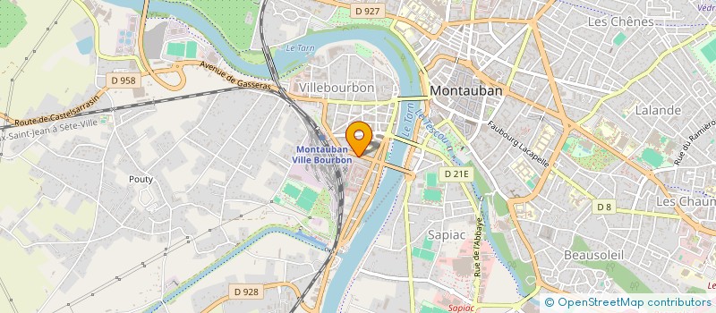 localisation de l'entreprise MONTAUBAN HABITAT  MONTAUBAN